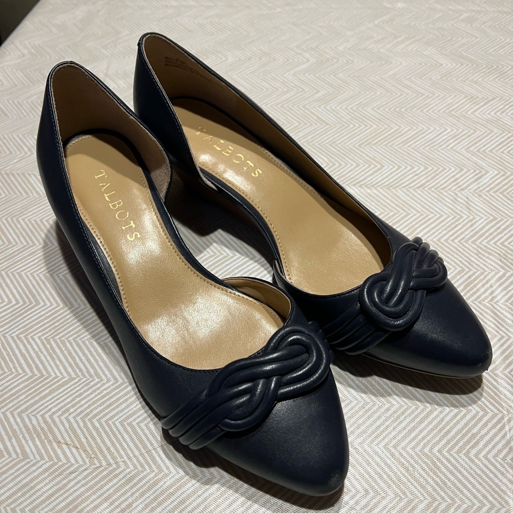 Talbots Women's Navy‎ Blue Heels